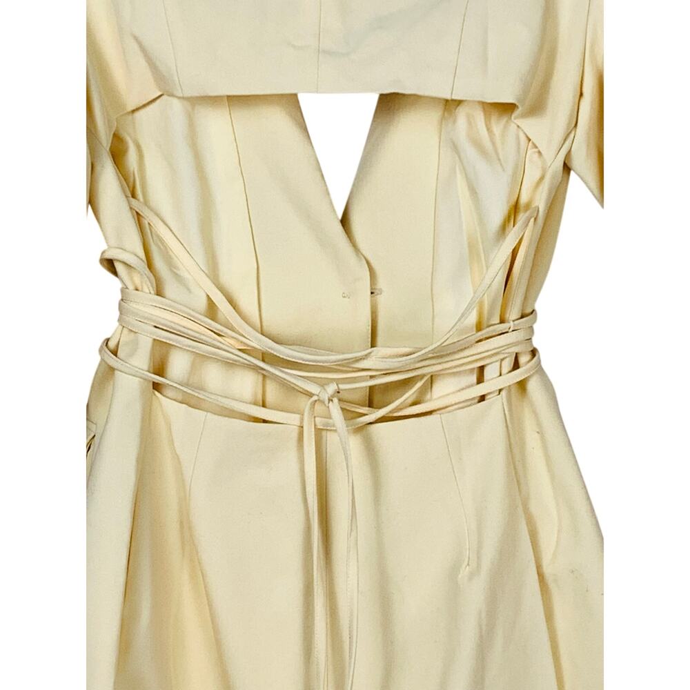 WeWoreWhat  Butter Yellow Cut Out Blazer S Trendy Statement - Picture 6 of 11